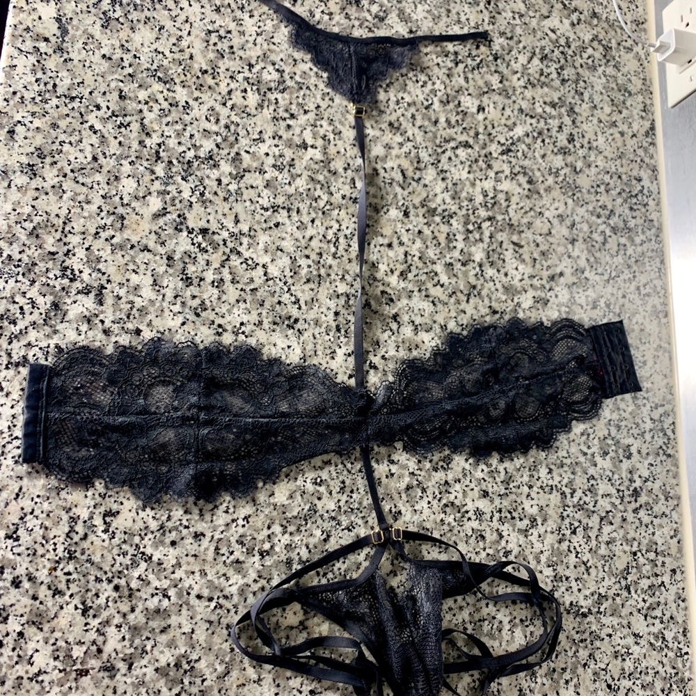 Black lace Lingerie piece